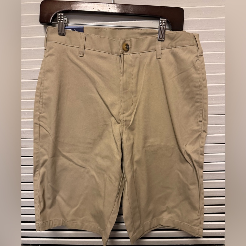 French Toast NWT khaki flat front shorts waist 30